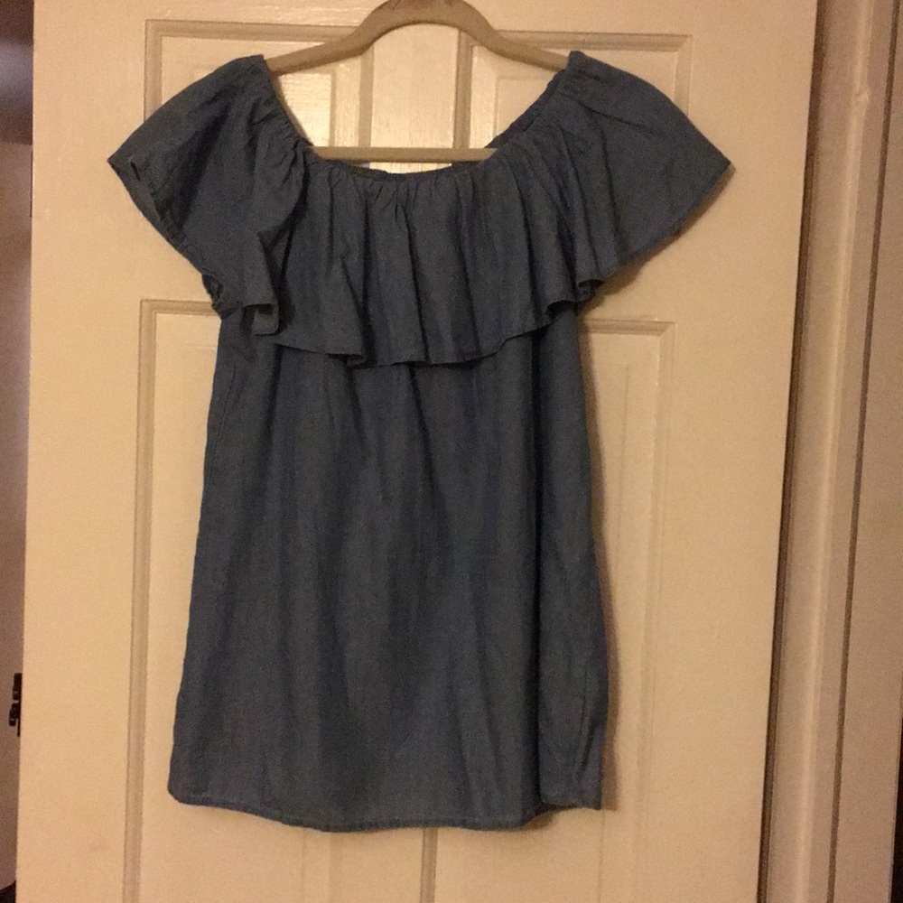 Denim top